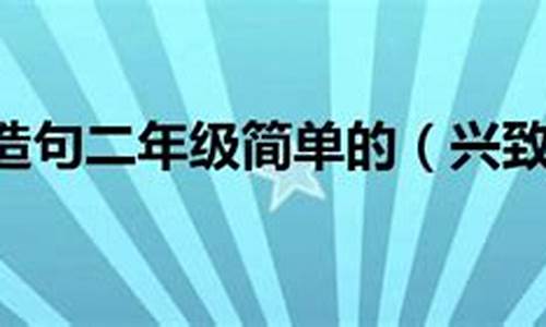 兴致勃勃造句二年级 小学生-兴致勃勃造句二年级下册简单